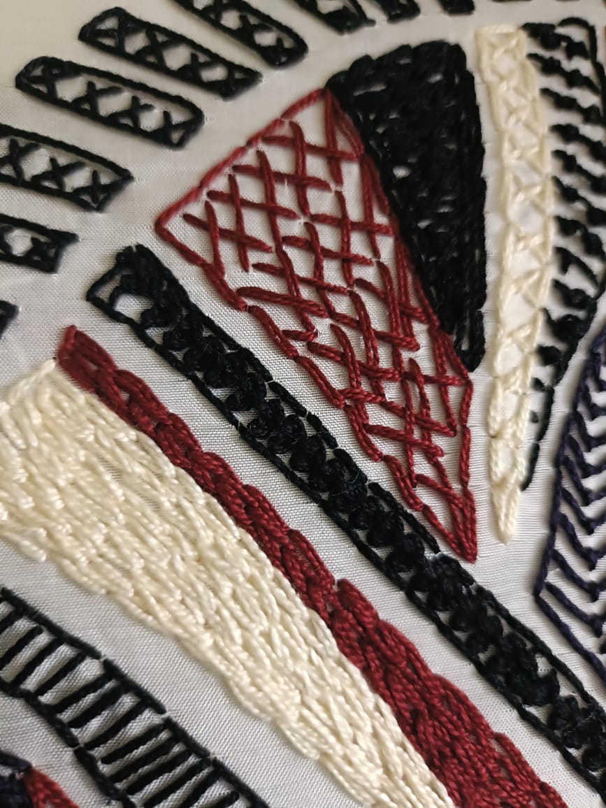 Horse embroidery hoop - 12 inches
